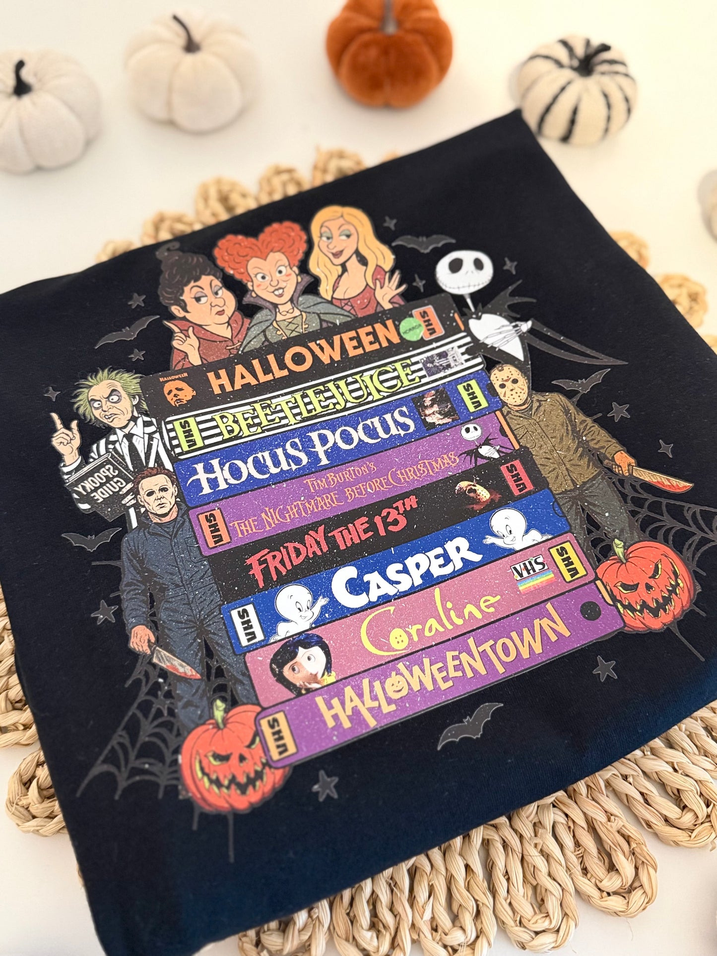 90's Halloween VHS Collection T-Shirt / Sweatshirt