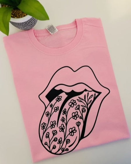 Floral Tongue T-Shirt/Sweatshirt