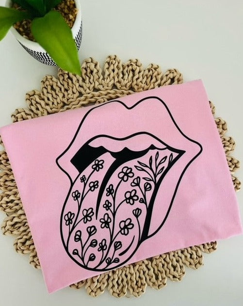 Floral Tongue T-Shirt/Sweatshirt