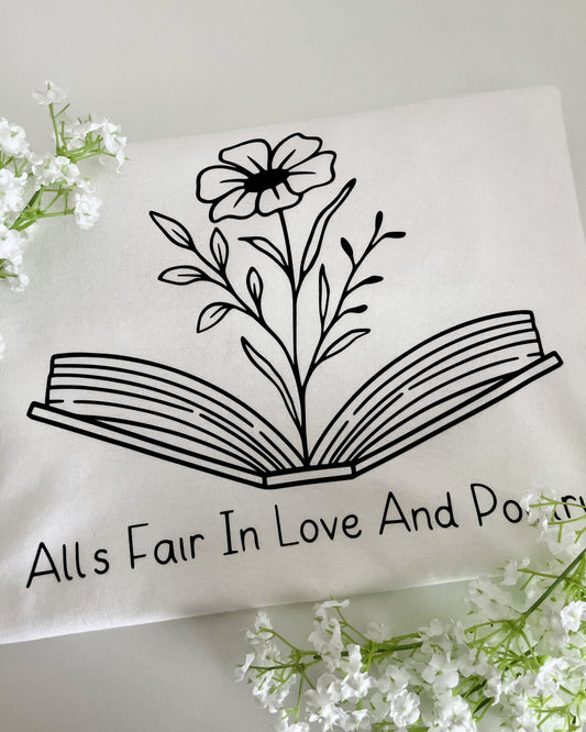 All's Fair in Love & Poetry T-Shirt