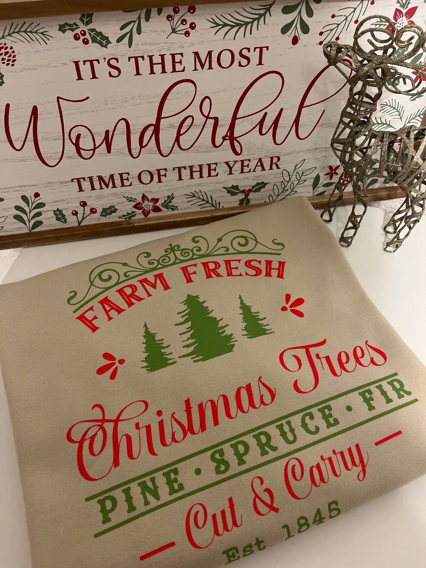 Farm Fresh Christmas Trees Sweatshirt