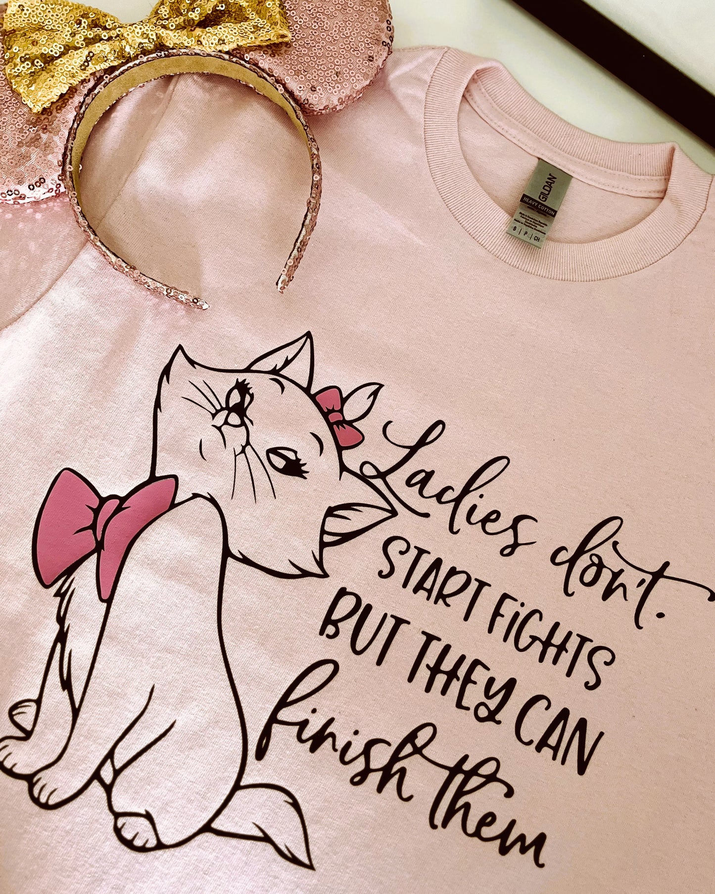 Marie Ladies Don't Start Fights T-Shirt / Sweatshirt